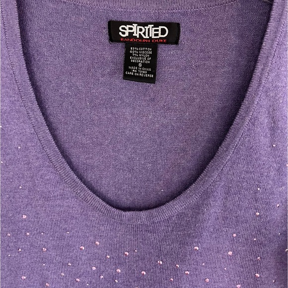 SPIRITED sleeveless sweater pullover size S - Picture 3 of 3